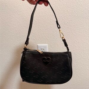 XOXO Elegant Black Shoulder Bag